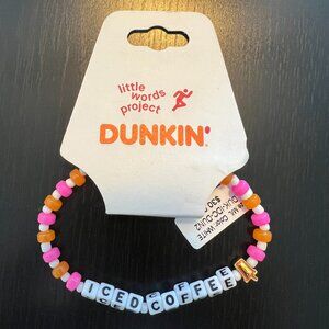 NWT - Little Words Project x Dunkin' - Iced Coffee Bracelet
